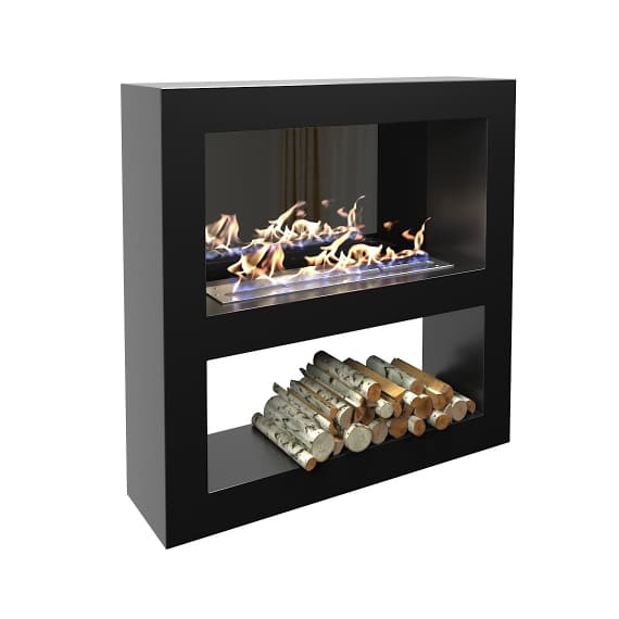 Биокамин "Русский огонь" Лобби 1500 настенный с защитным и декоративным стеклом по цене 98 150 руб.