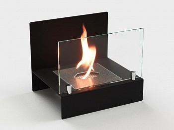 Настольный биокамин Lux Fire "Афиша" М (черный) Настольный биокамин Lux Fire "Афиша" М (черный)