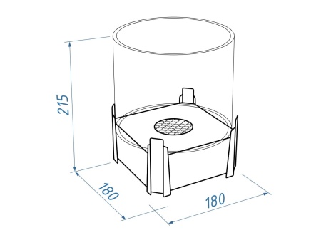 Биокамин настольный Lux Fire "Союз" по цене 10 200 руб.
