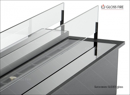 Дизайнерский биокамин Биокамин Gloss Fire Slider glass Дизайнерский биокамин Биокамин Gloss Fire Slider glass по цене 83 600 руб.