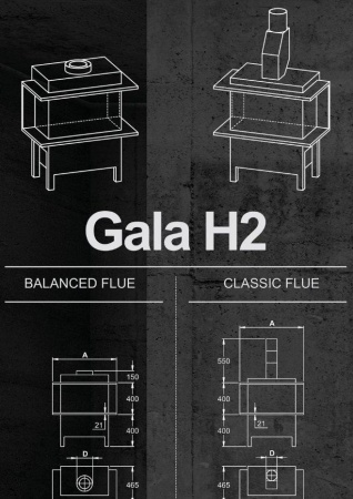 
Газовая топка Vero Design GA 2 H2