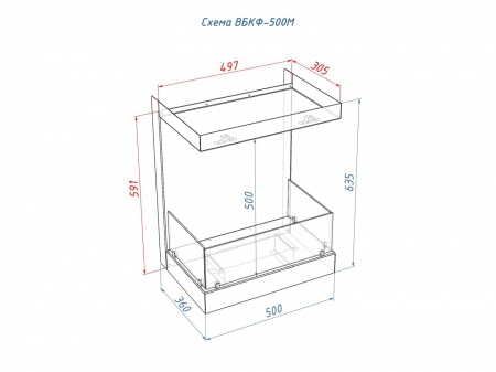Торцевой биокамин Lux Fire Фронтальный 500 M Торцевой биокамин Lux Fire Фронтальный 500 M по цене 55 990 руб.