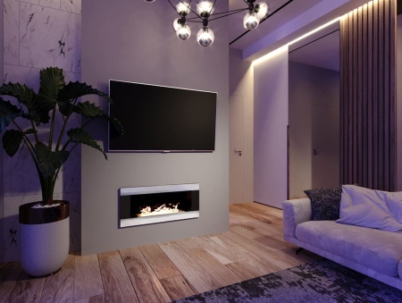 Биокамин "Русский огонь" Модерн 900V встраиваемый с защитным стеклом по цене 33 250 руб.