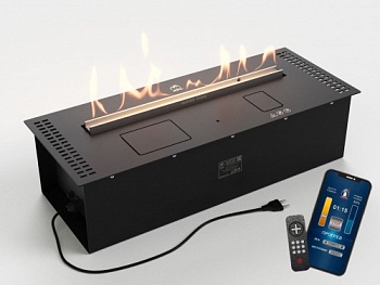 Автоматический биокамин Lux Fire Smart Flame 700 RC Black