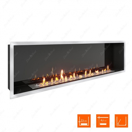 Биокамин SteelHeat LEADER-SH 1600 стемалит по цене 73 290 руб.