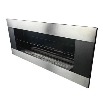 Биокамин "Русский огонь" Модерн 1200V встраиваемый с защитным и декоративным стеклом