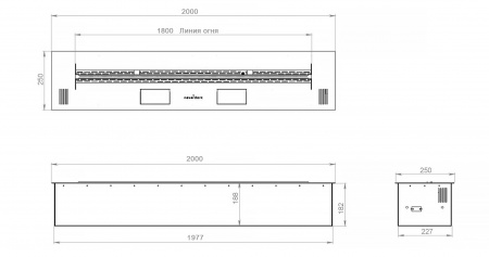 Автоматический биокамин 2000 Standart Автоматический биокамин 2000 Standart по цене 363 444 руб.