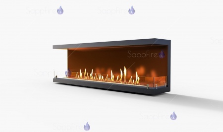 Встраиваемый торцевой очаг Standart 1000 SappFire по цене 48 100 руб.